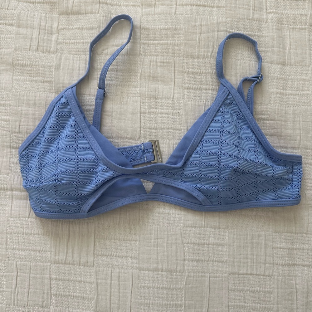 Berlook blue textured bikini